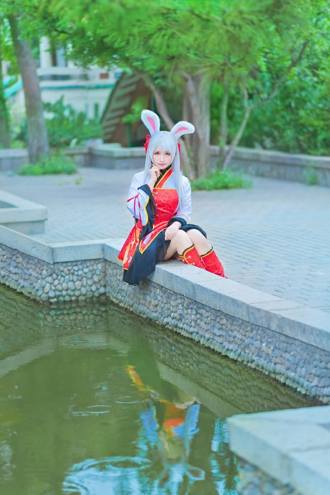 【授权】奇迹暖暖·月宫蟾兔COS