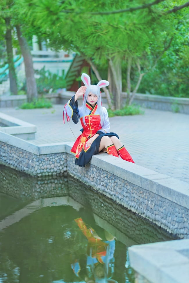 【授权】奇迹暖暖·月宫蟾兔COS