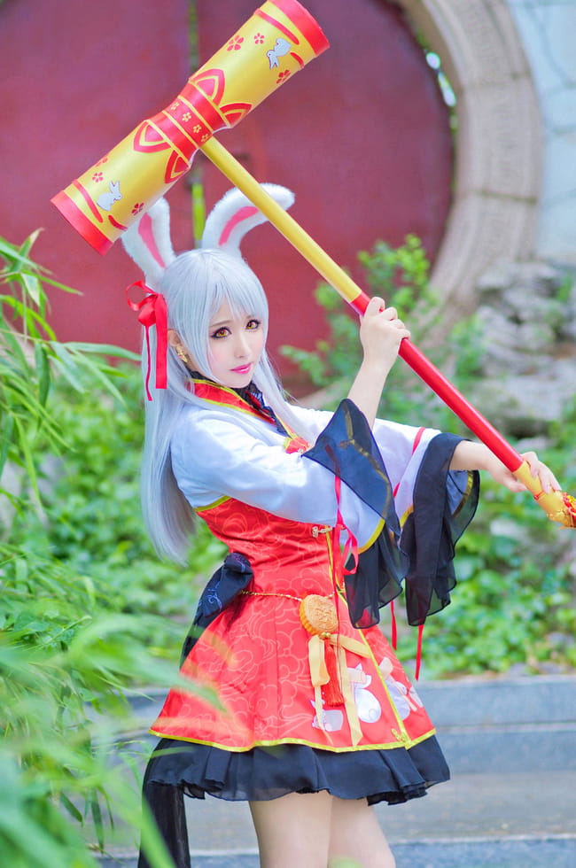 【授权】奇迹暖暖·月宫蟾兔COS