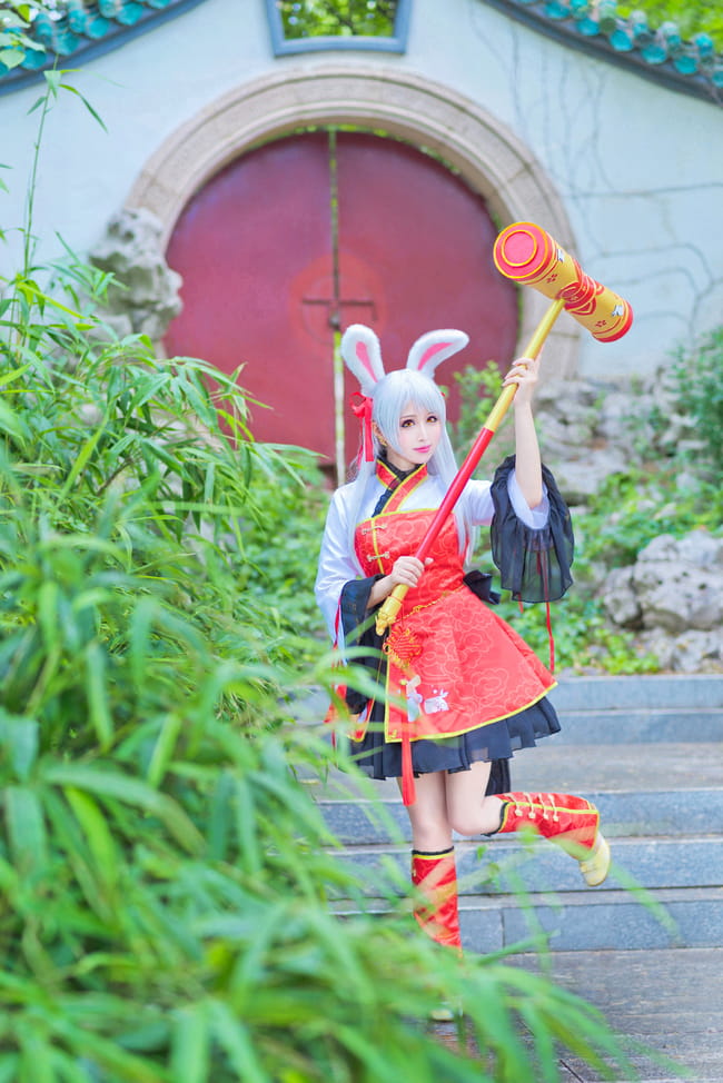 【授权】奇迹暖暖·月宫蟾兔COS