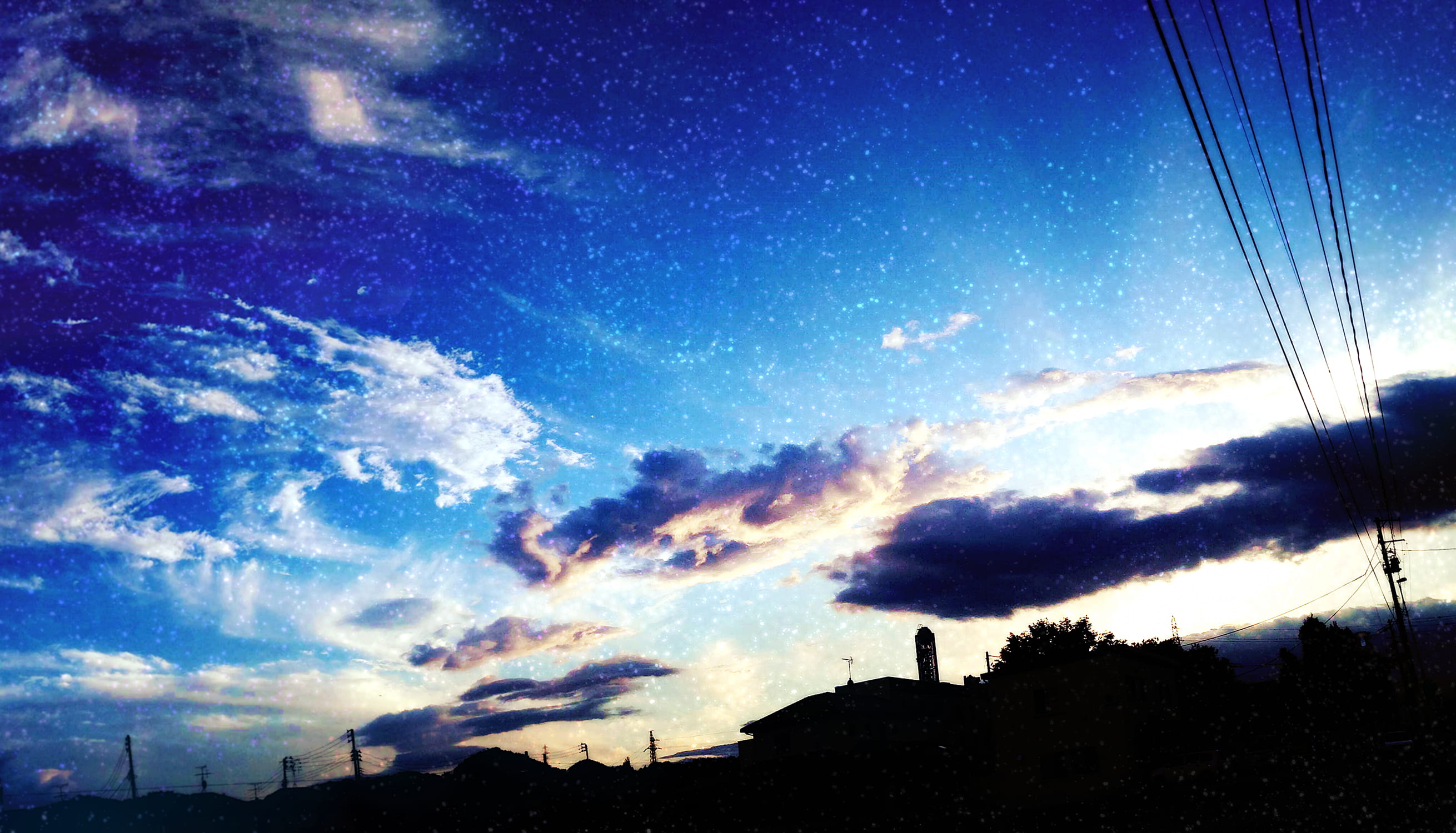 天空与云 美爆的天空插画壁纸 还不快戳进来(1)