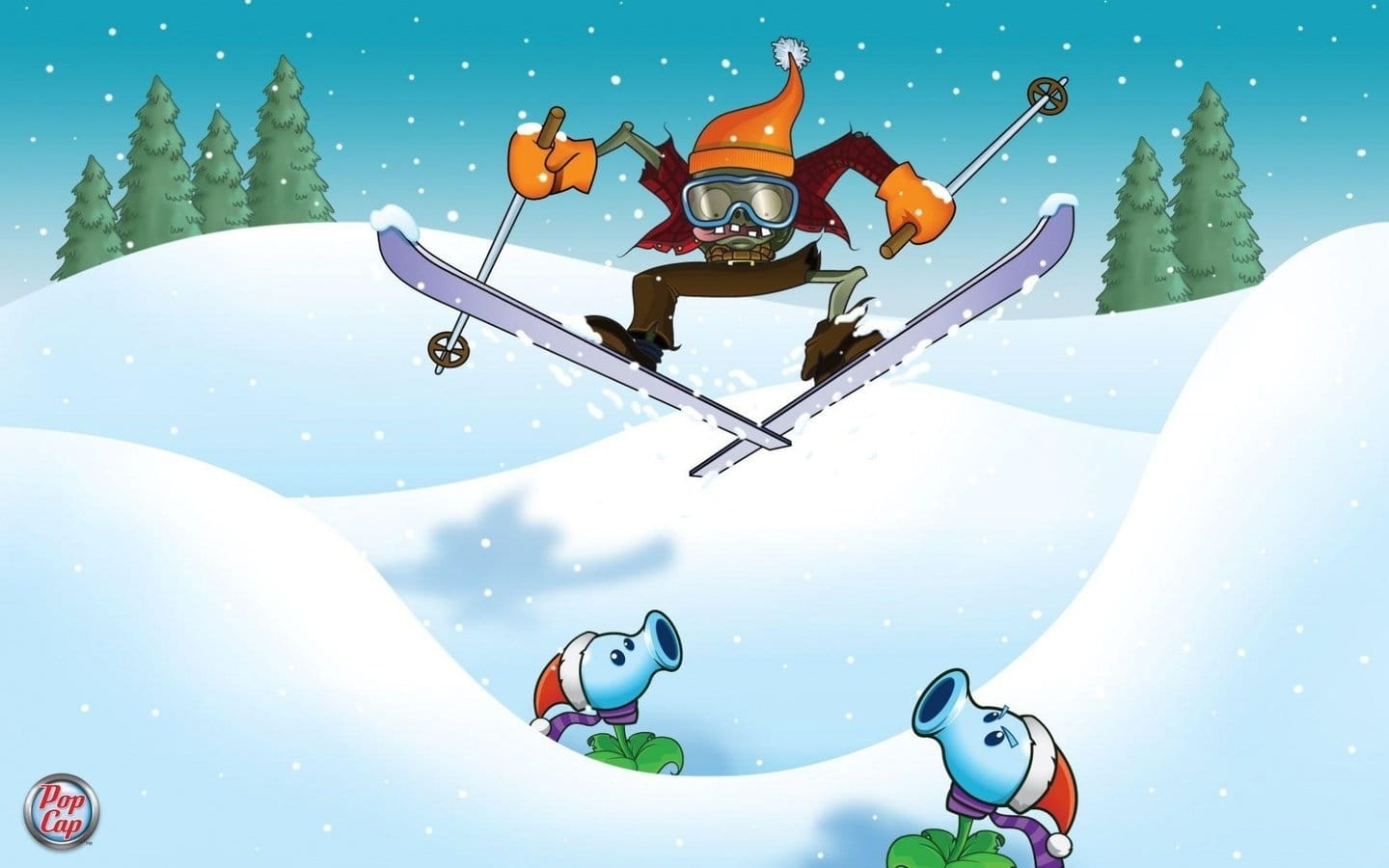 单机小游戏 植物大战僵尸 高清电脑壁纸下载(1)