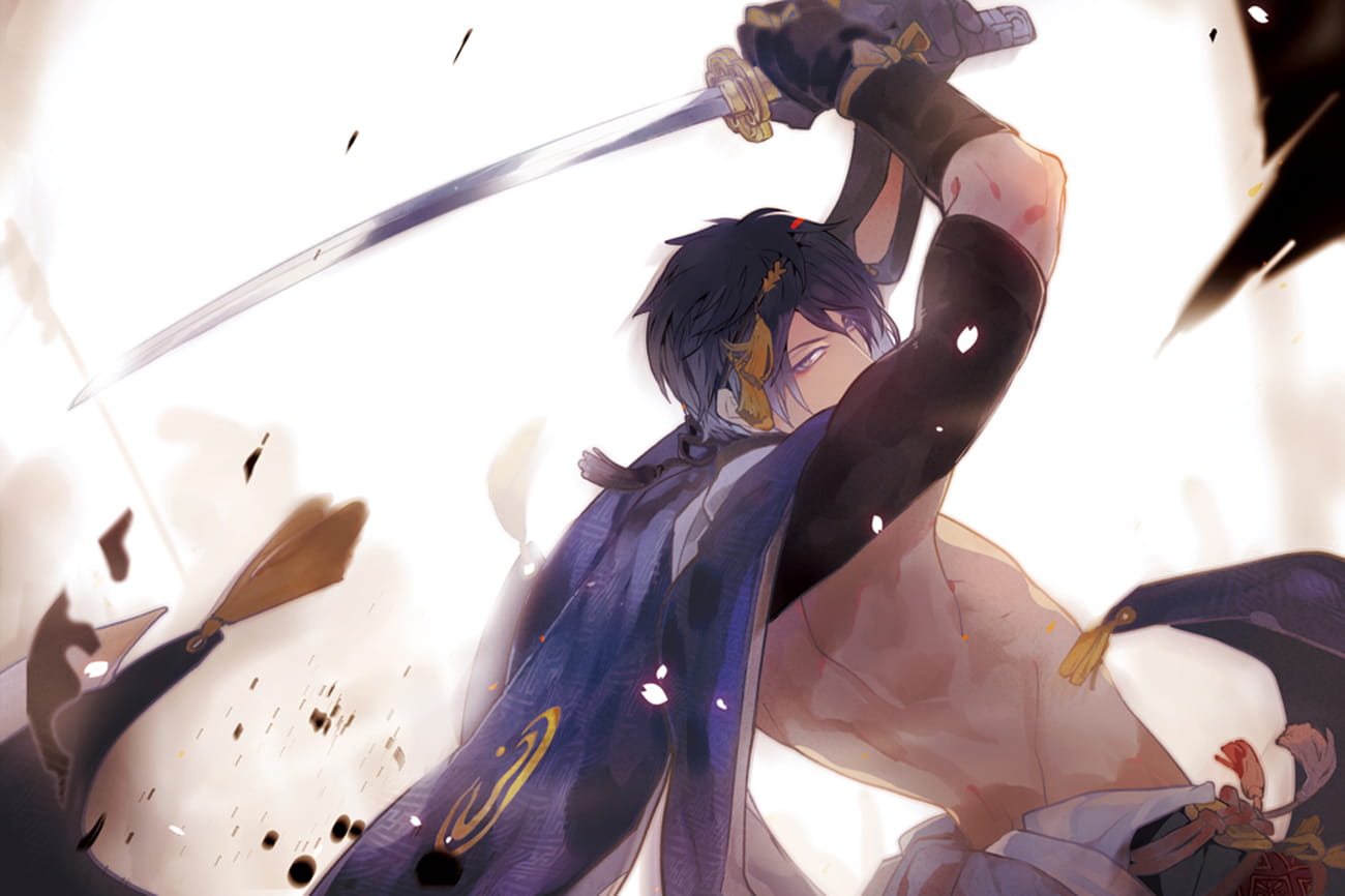 刀剑乱舞 三日月宗近 精选桌面壁纸(1)