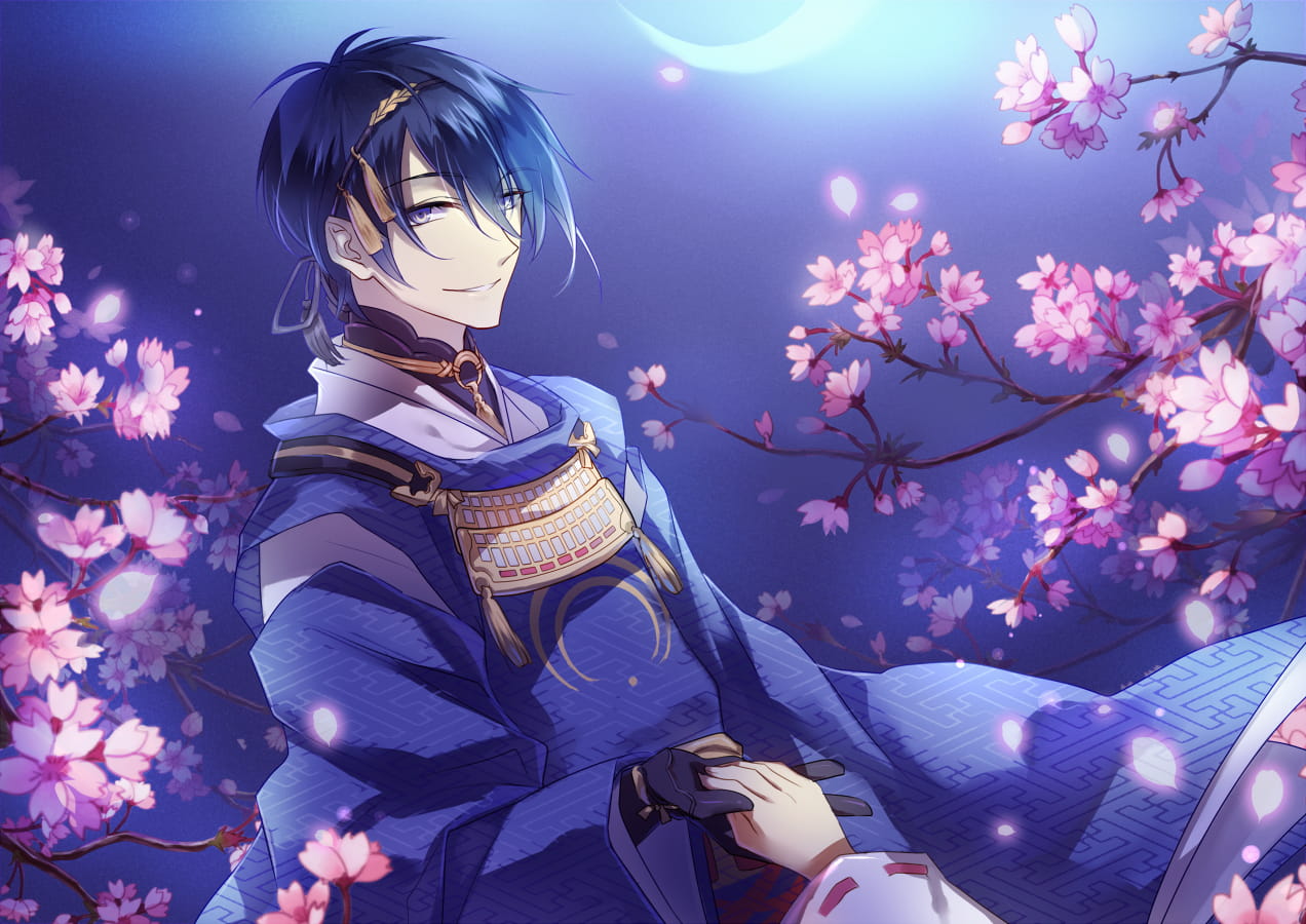 刀剑乱舞 三日月宗近 精选桌面壁纸(1)