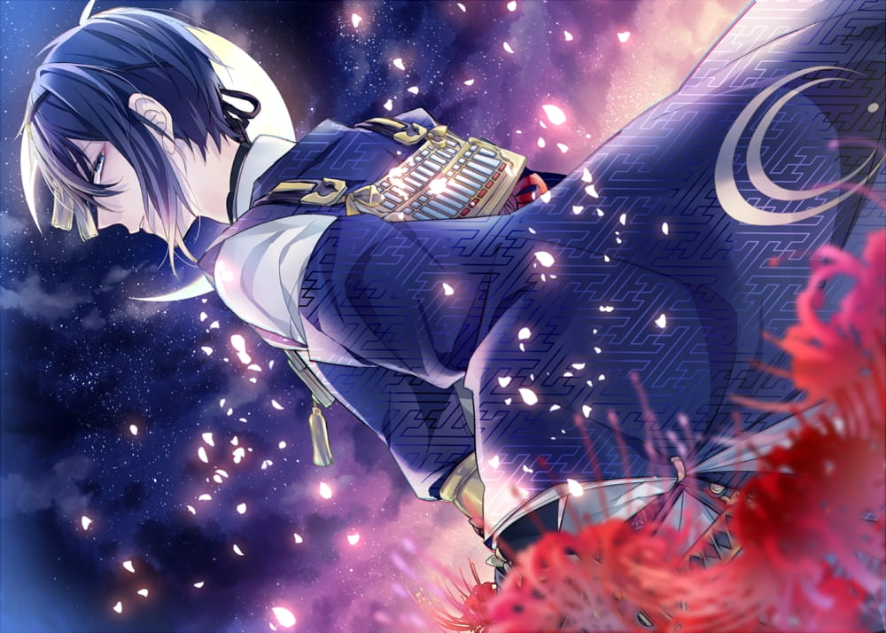 刀剑乱舞 三日月宗近 精选桌面壁纸(1)