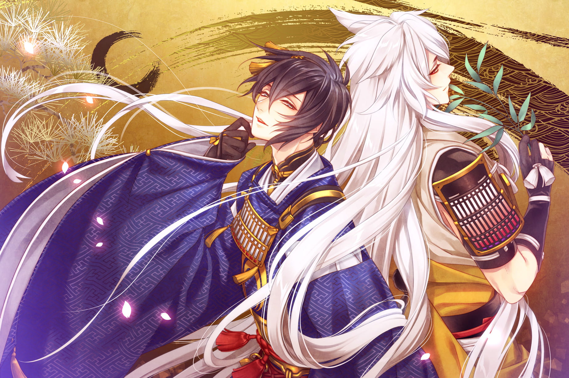 刀剑乱舞 三日月宗近 精选桌面壁纸(1)