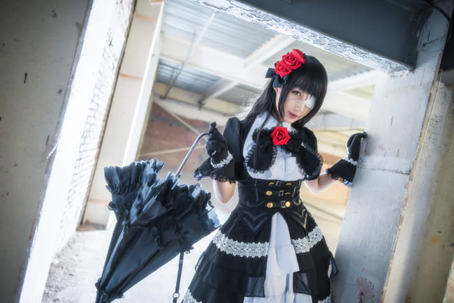 【授权】时崎狂三 洋装哥特萝莉cos