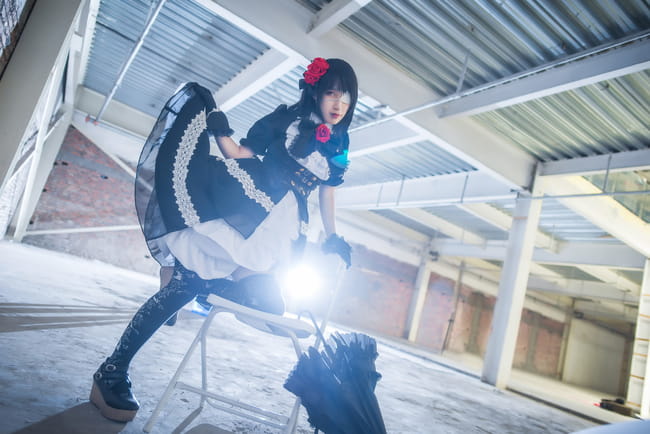 【授权】时崎狂三 洋装哥特萝莉cos