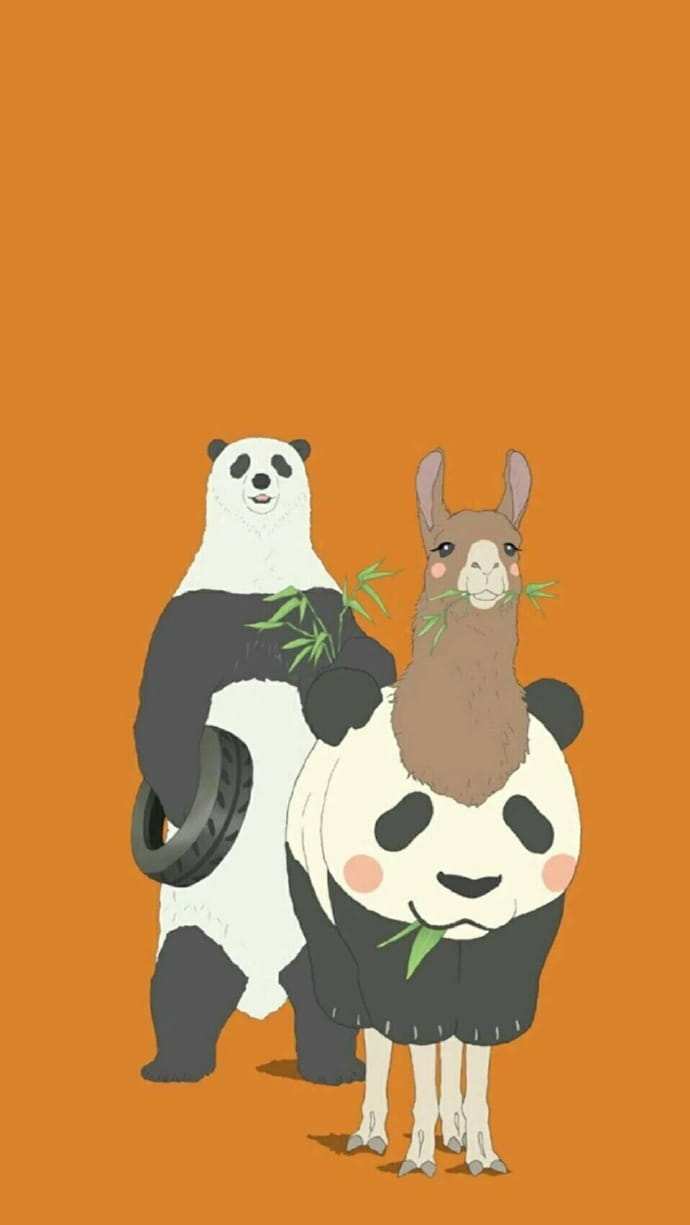 超萌治愈系 白熊咖啡厅手机壁纸下载