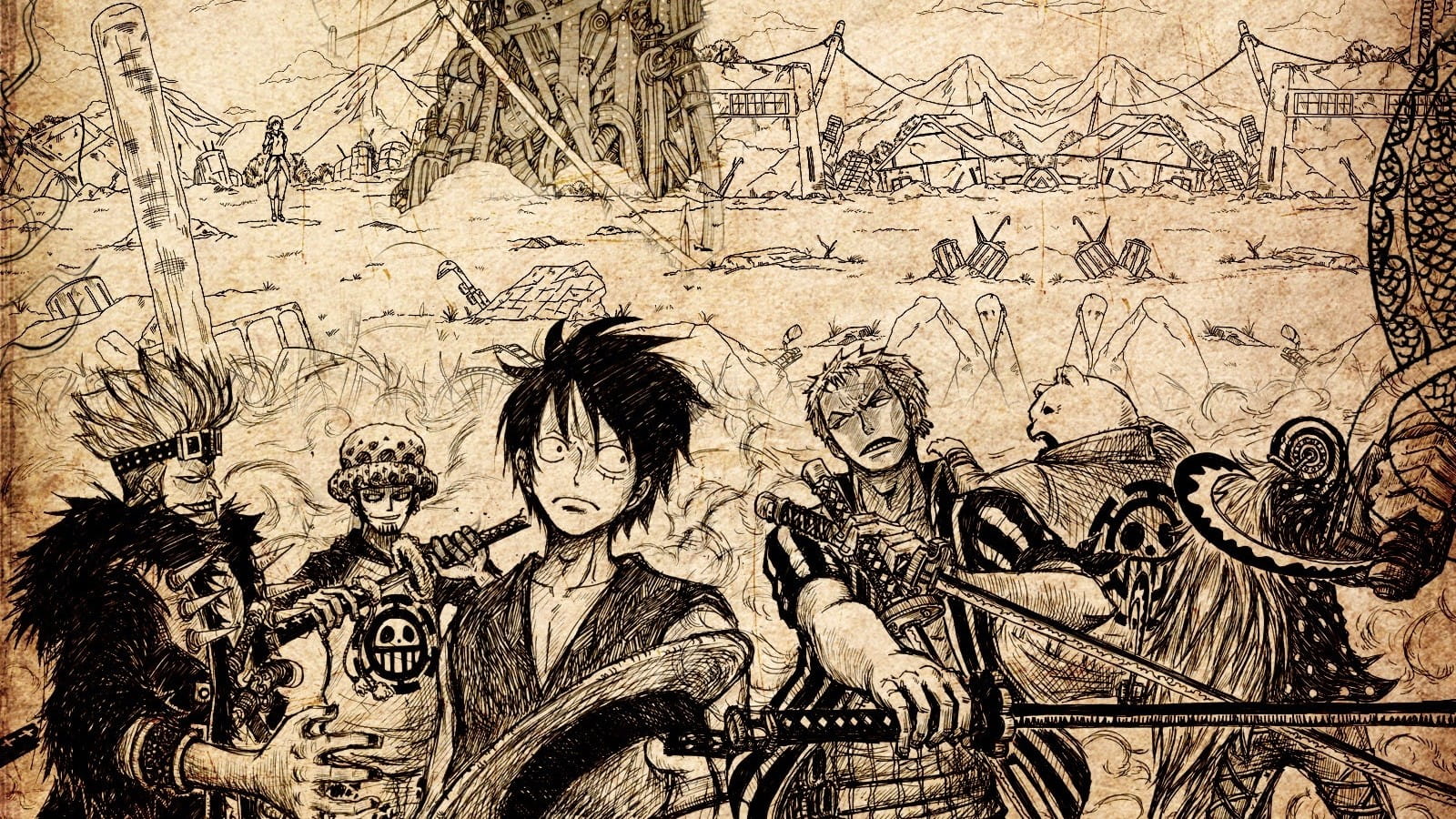 海贼王 路飞 高清电脑壁纸下载第四辑(1)