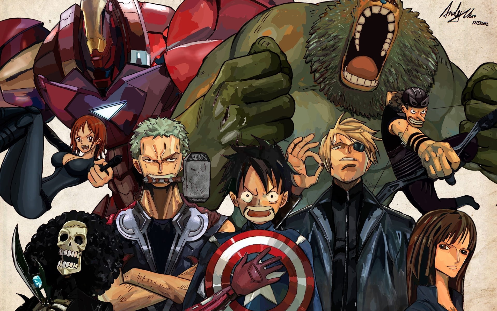 海贼王 路飞 高清电脑壁纸下载第五辑(1)