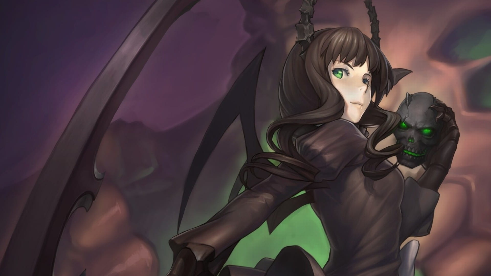 左眼里跳动的蓝色火焰 黑岩射手 高清电脑壁纸下载(1)