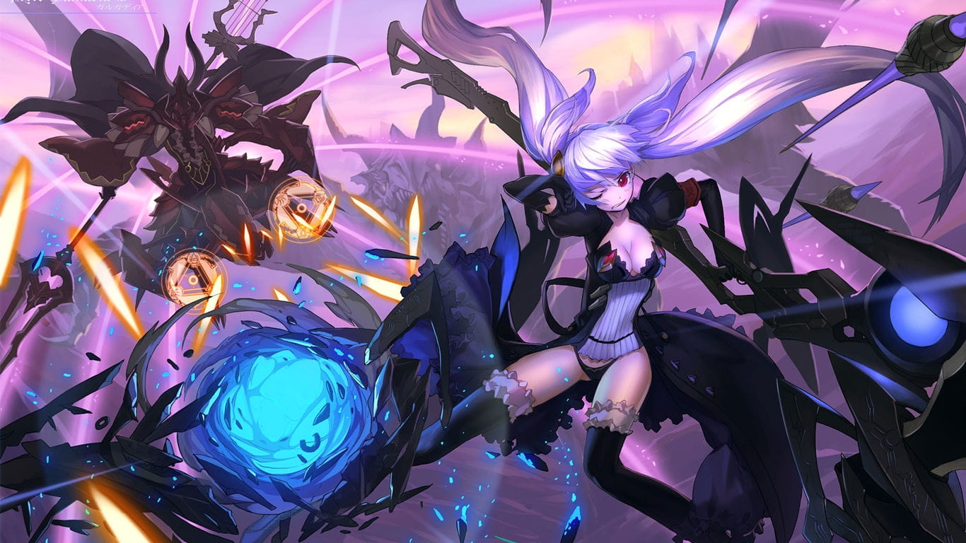 左眼里跳动的蓝色火焰 黑岩射手 高清电脑壁纸下载(1)