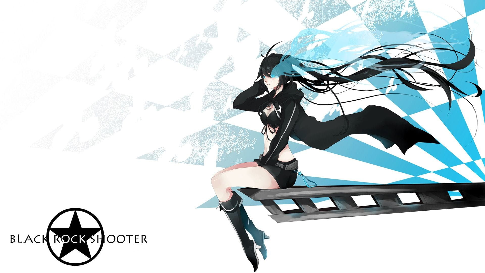 左眼里跳动的蓝色火焰 黑岩射手 高清电脑壁纸下载(1)