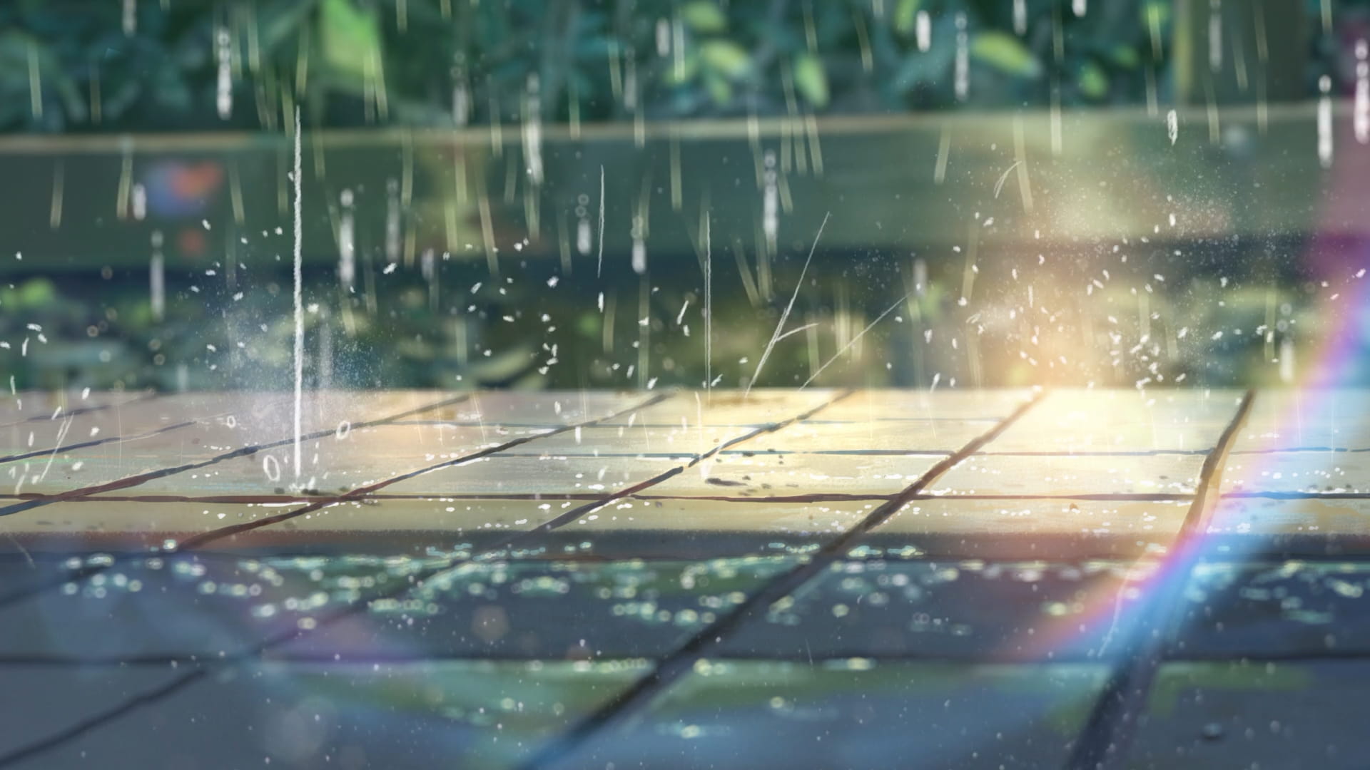 新海诚 言叶之庭&动漫风景 高清电脑壁纸下载(1)