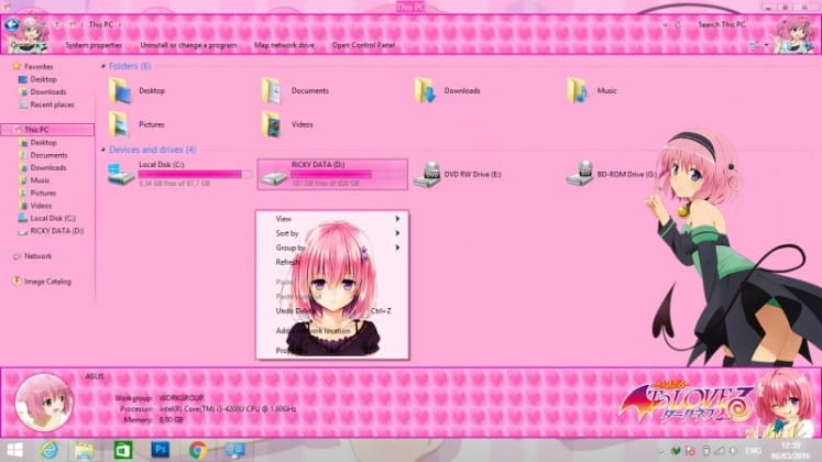 色气的小姨子梦梦 tolove win10+win8主题