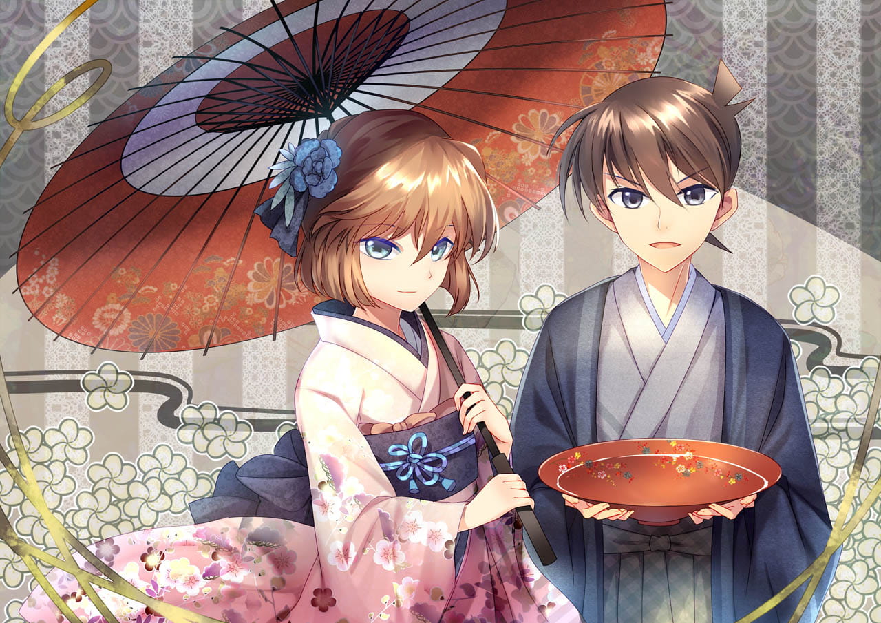 名侦探柯南 同人画作桌面壁纸