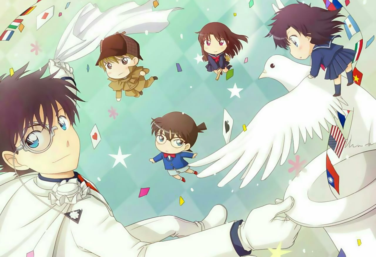 名侦探柯南 同人画作桌面壁纸