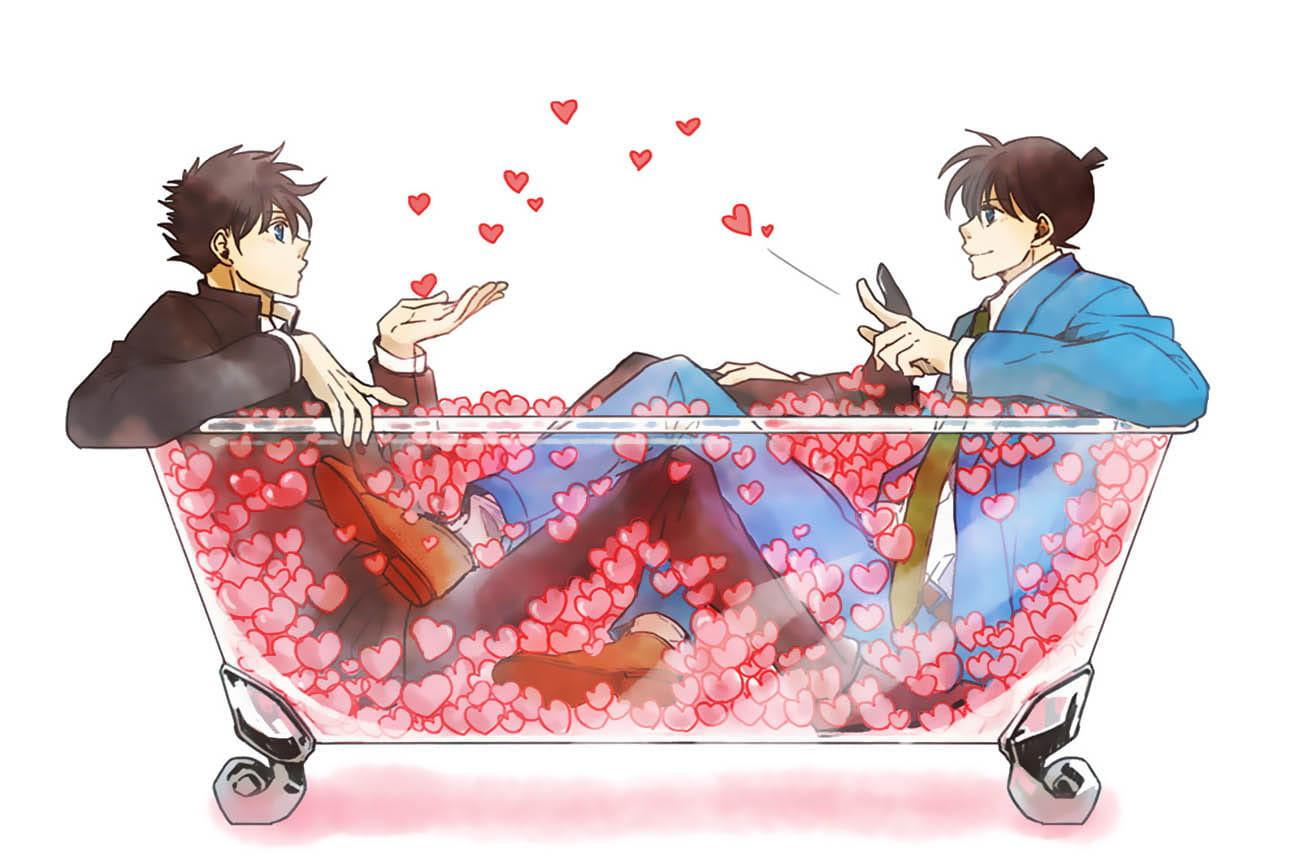 名侦探柯南 同人画作桌面壁纸