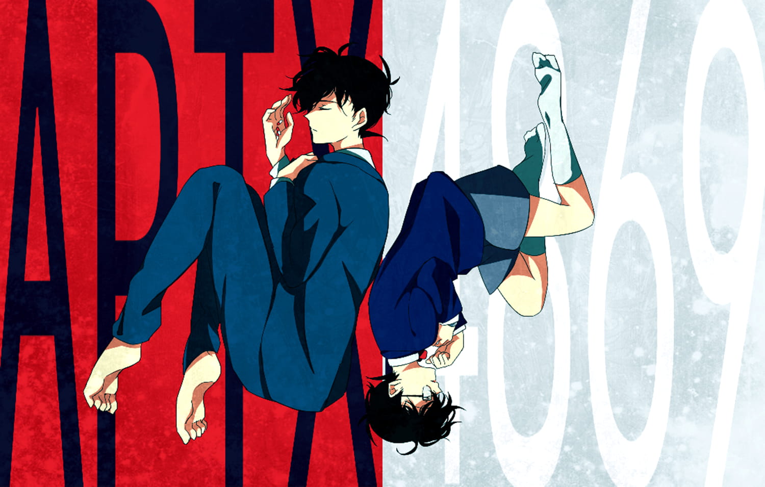 名侦探柯南 同人画作桌面壁纸