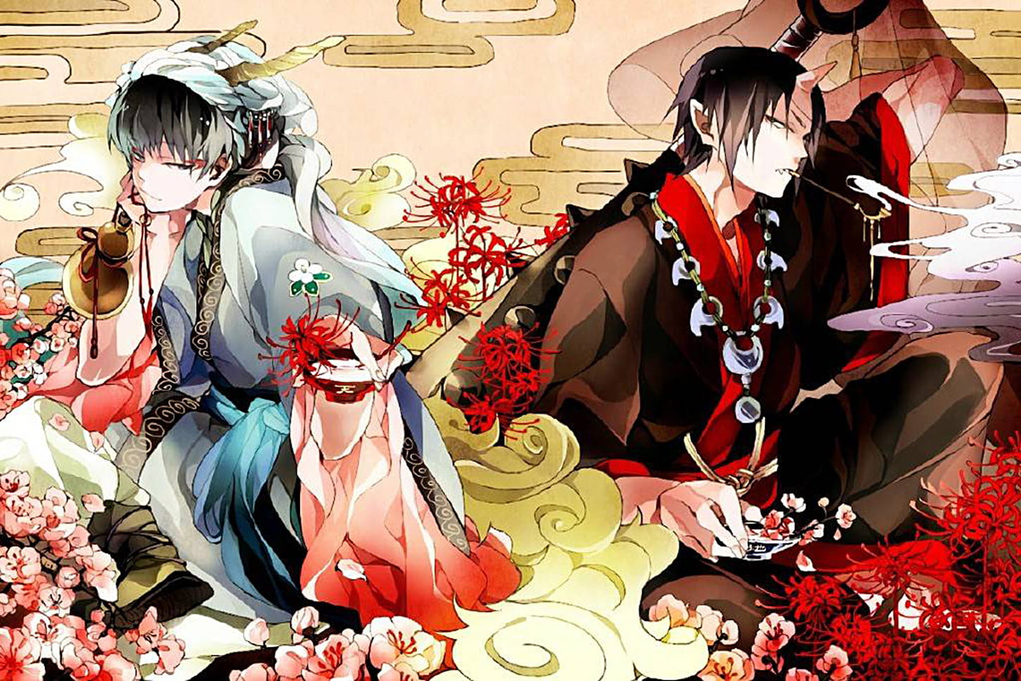 狱鬼邂逅天神 鬼灯的冷彻 桌面壁纸下载