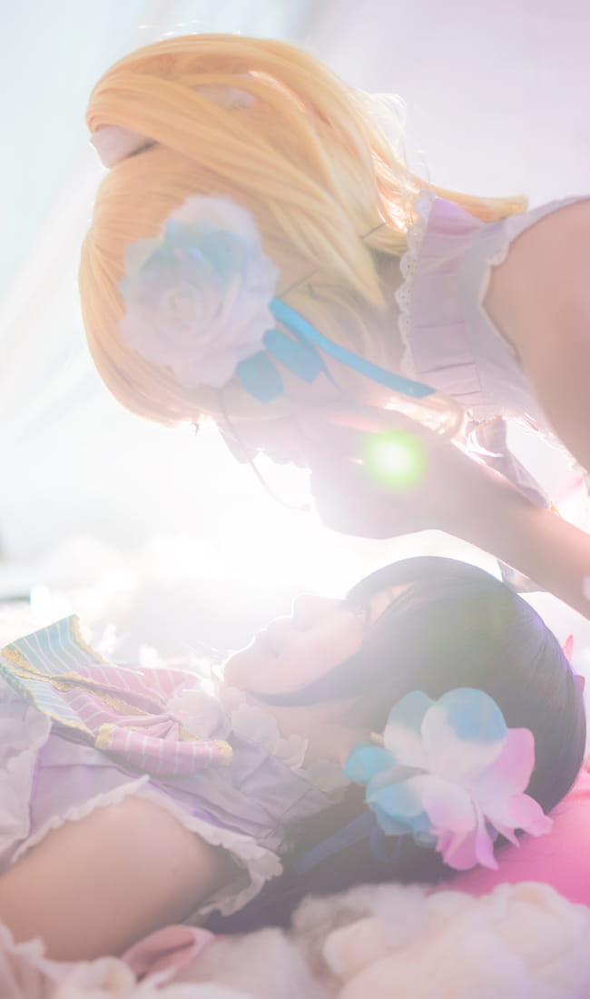【授权】lovelive！园田海未 绚濑绘里COS