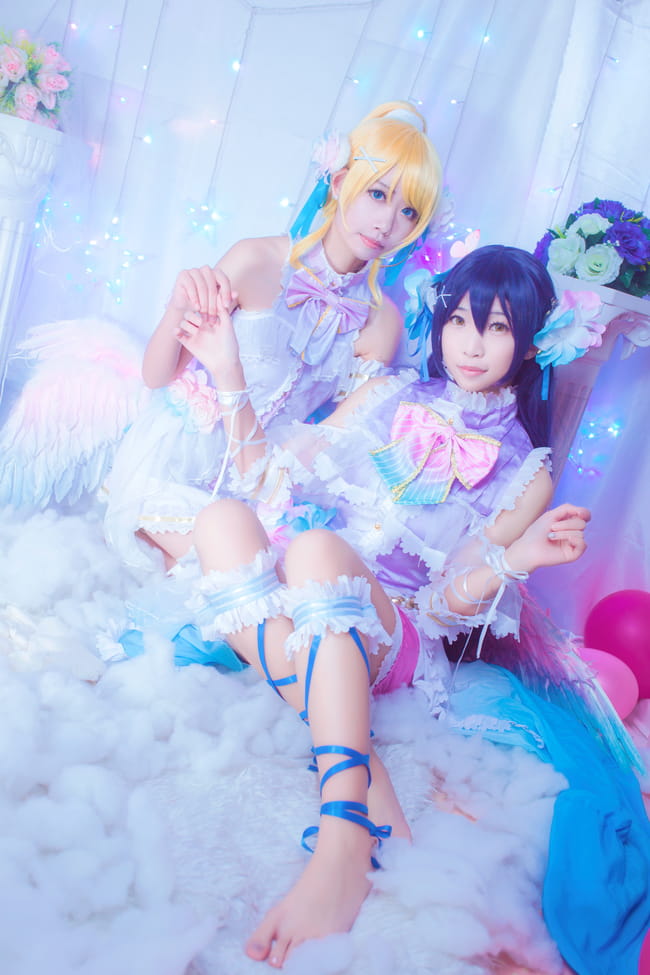 【授权】lovelive！园田海未 绚濑绘里COS