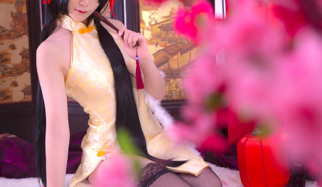 【授权】时崎狂三 古韵之美 旗袍COS