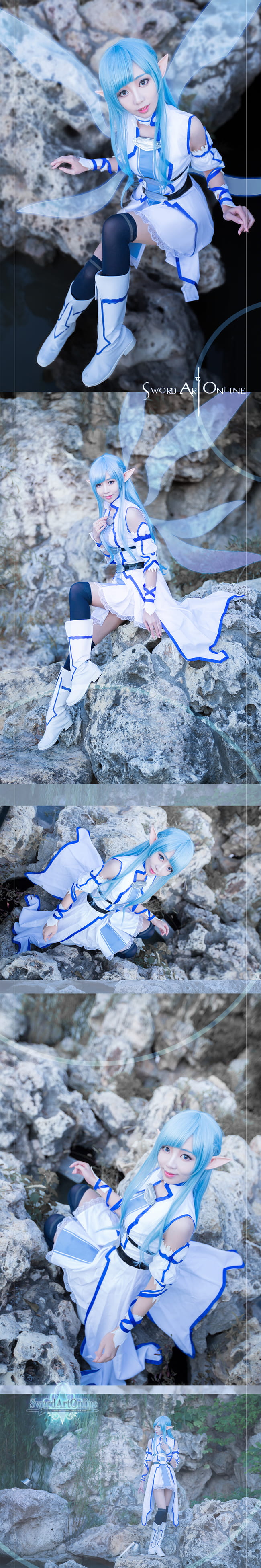 刀剑神域 水精灵 亚丝娜cos