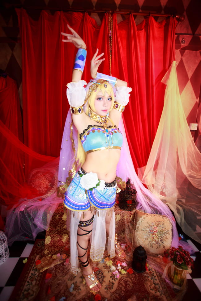 【授权】lovelive舞娘觉醒 绚濑绘里cos