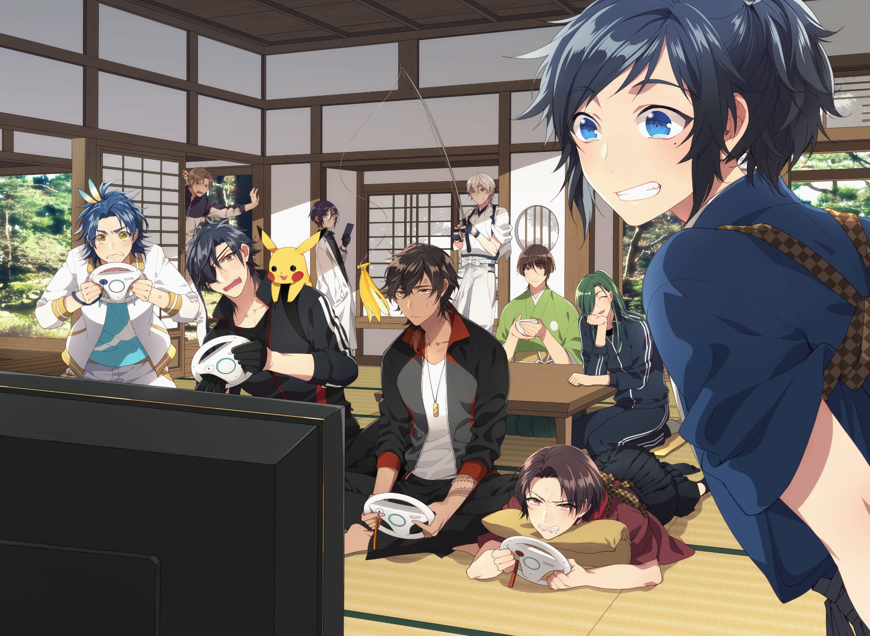 到处都有基情的刀剑乱舞 安卓主题