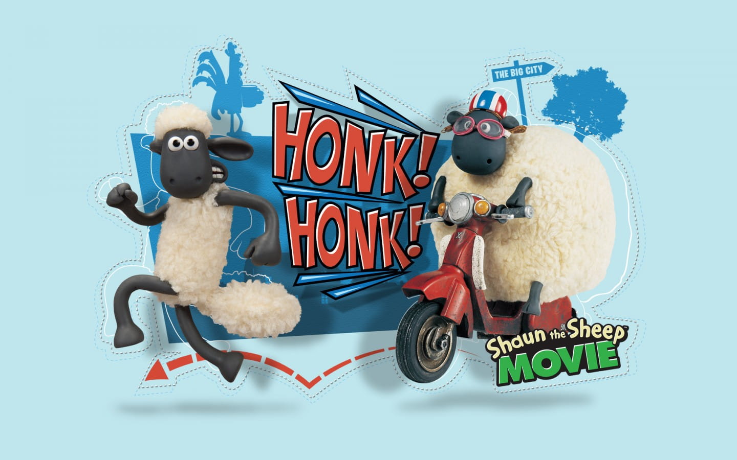 小羊肖恩 高清呆萌壁纸下载