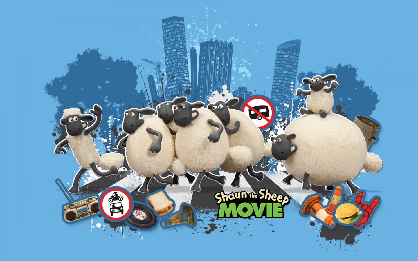 小羊肖恩 高清呆萌壁纸下载