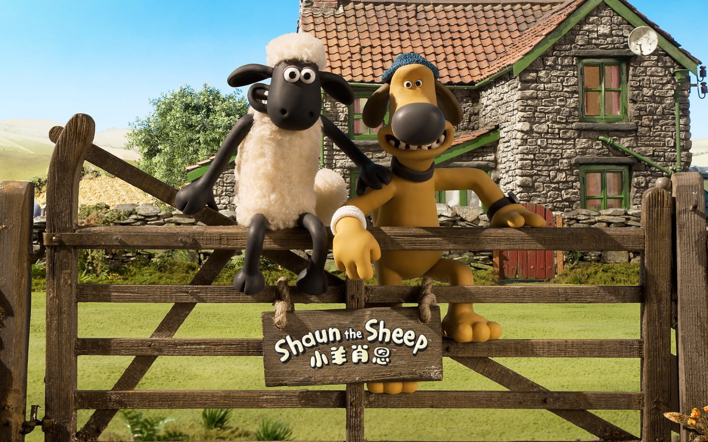 小羊肖恩 高清呆萌壁纸下载