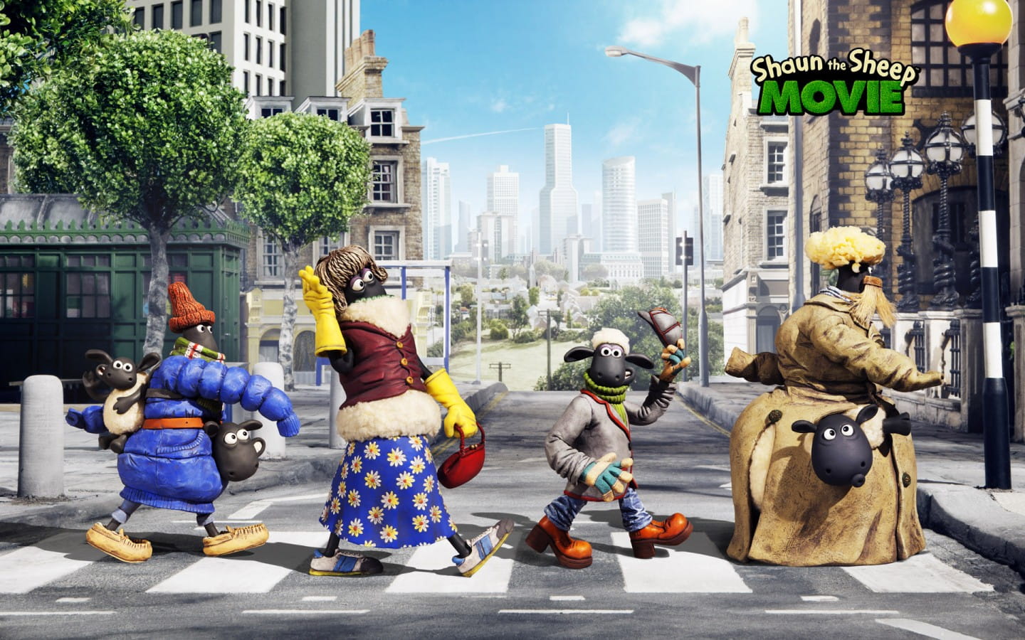 小羊肖恩 高清呆萌壁纸下载