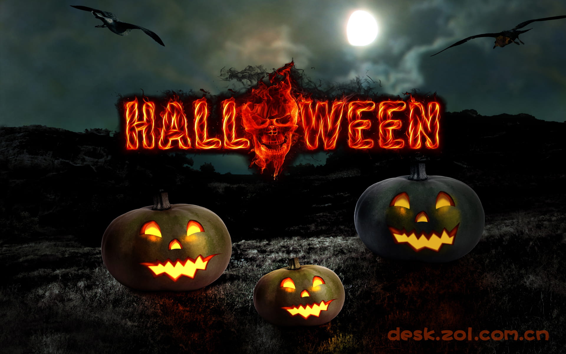 万圣节 高清电脑壁纸下载(1)