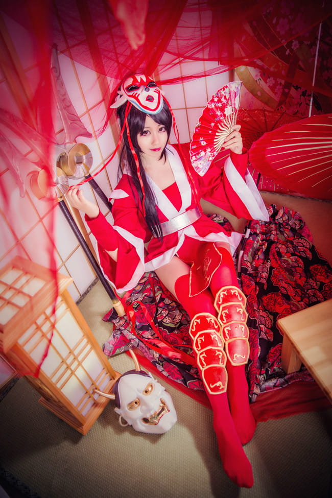 【授权】英雄联盟 鬼舞姬阿卡丽 COS