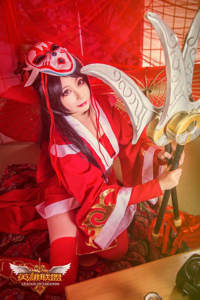 【授权】英雄联盟 鬼舞姬阿卡丽 COS