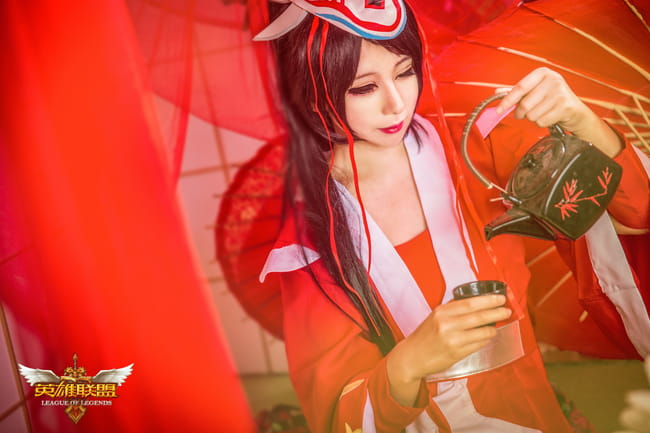 【授权】英雄联盟 鬼舞姬阿卡丽 COS