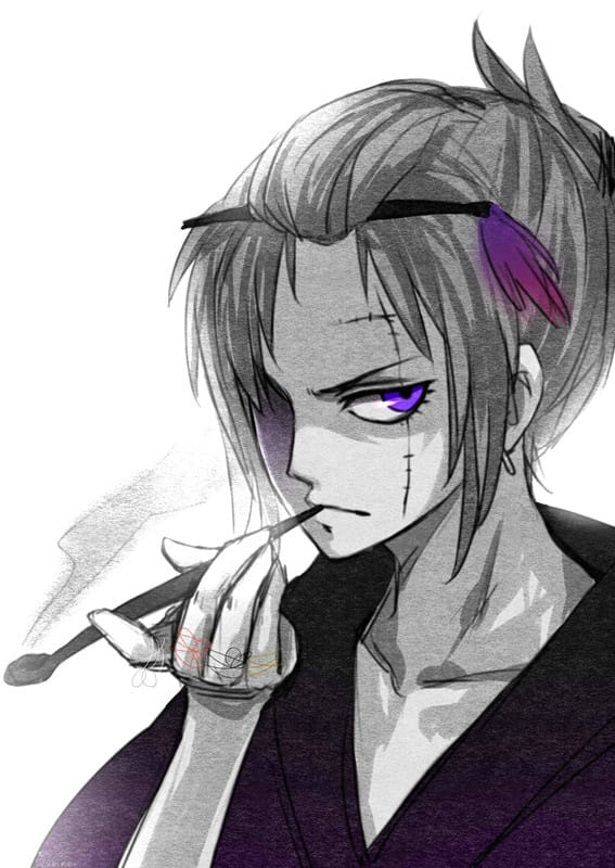 银魂系列超帅黑白手机壁纸下载 速来舔屏