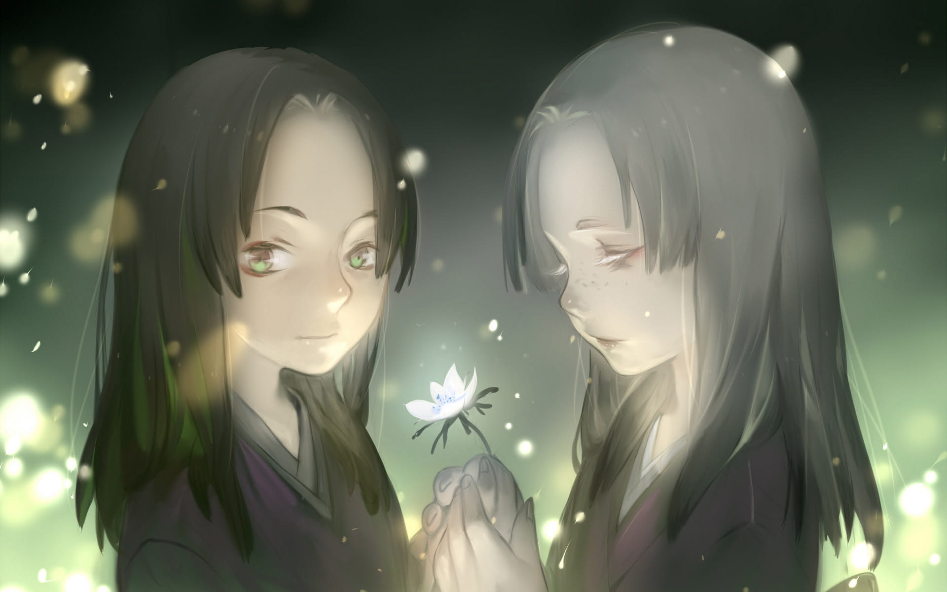 光怪陆离 虫师 动漫电脑壁纸下载