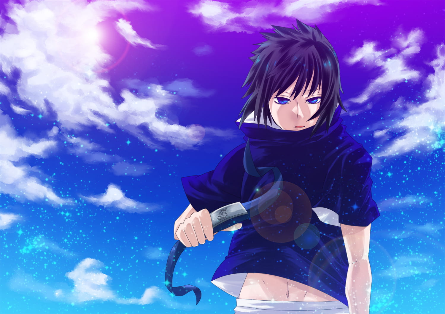 天才少年 宇智波佐助 桌面壁纸下载(1)