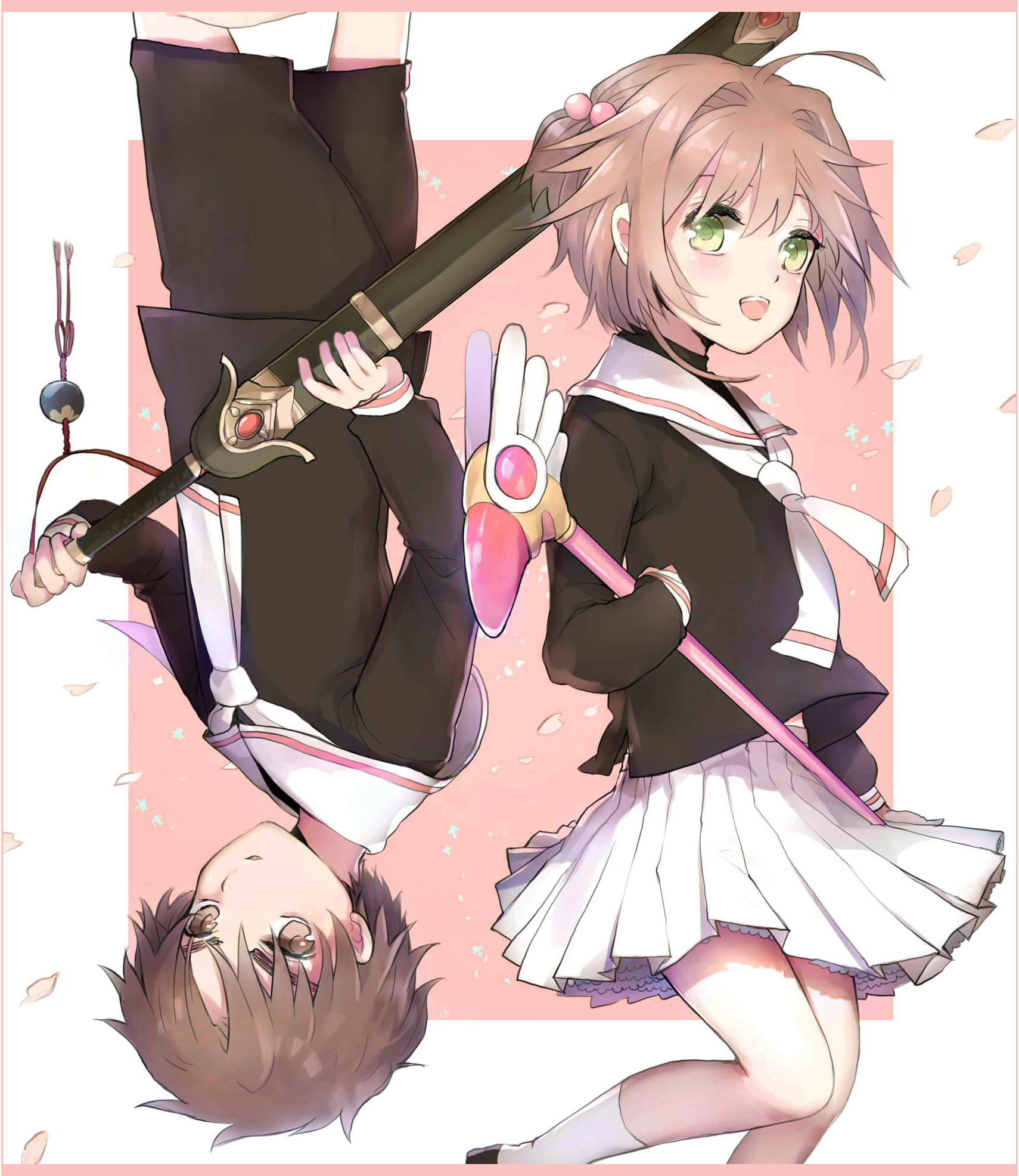 初代萌王 木之本樱 动漫手机壁纸下载