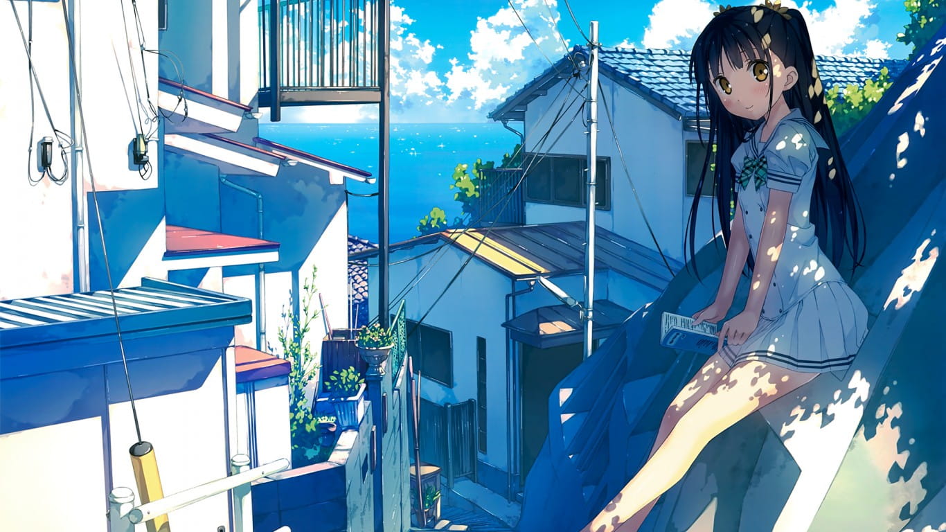 二次元必不可少的风景 美少女桌面壁纸集(1)