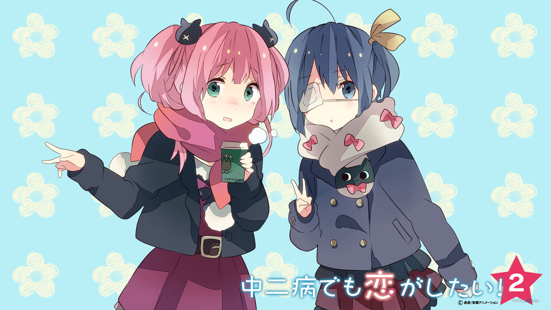 中二病也要谈恋爱 中二萌神 小鸟游六花 动漫电脑壁纸下载(1)