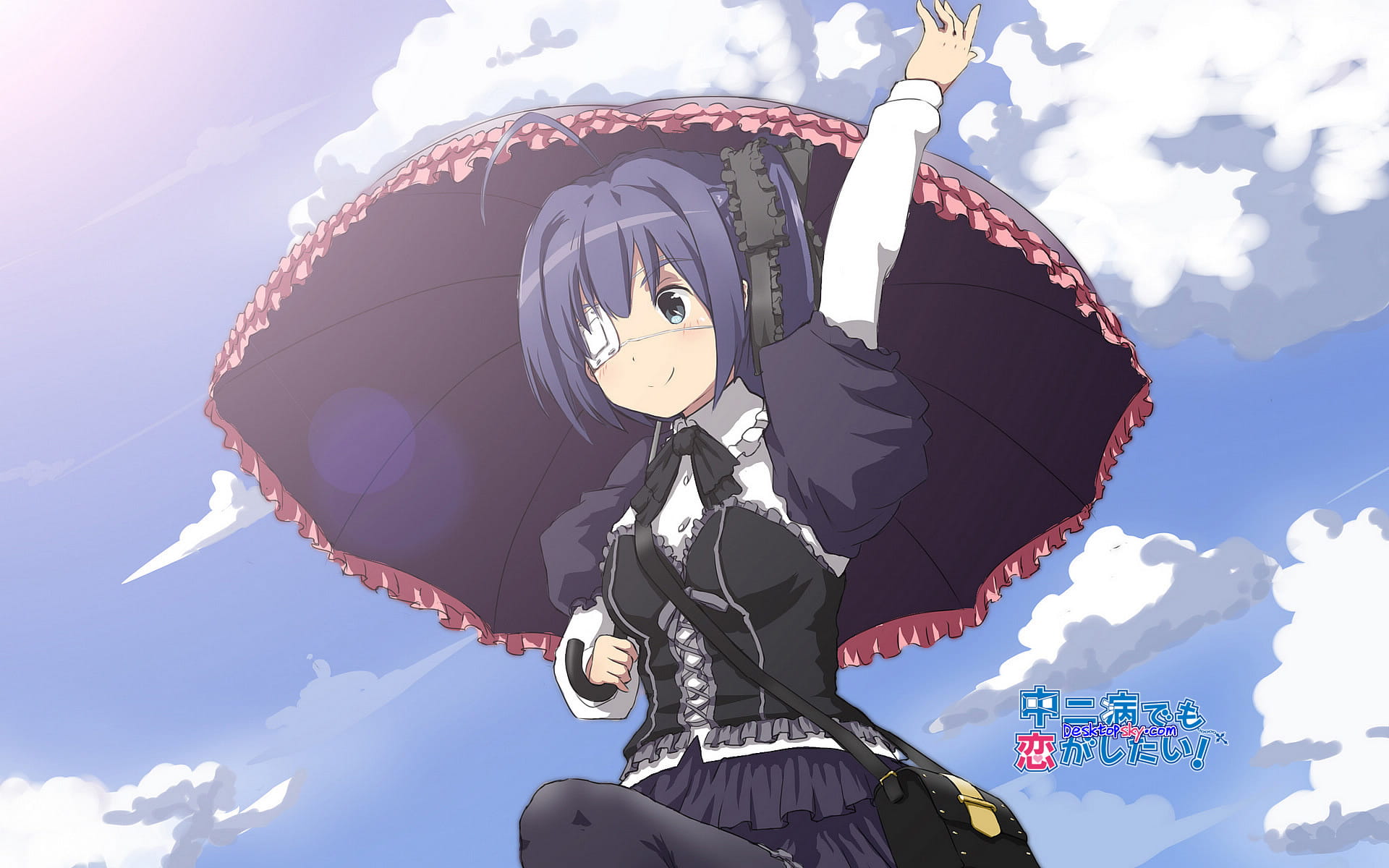 中二病也要谈恋爱 中二萌神 小鸟游六花 动漫电脑壁纸下载(1)