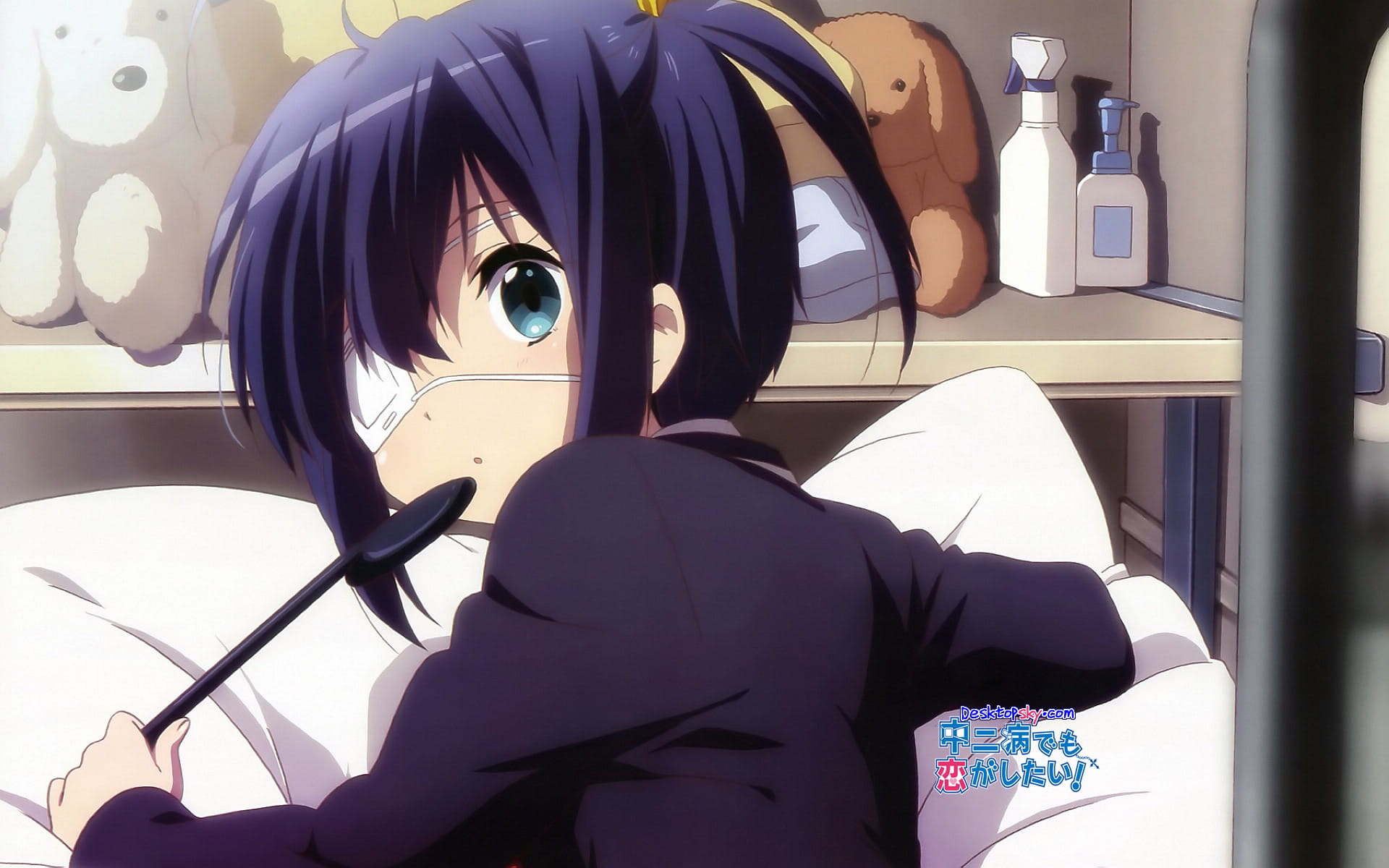 中二病也要谈恋爱 中二萌神 小鸟游六花 动漫电脑壁纸下载(1)