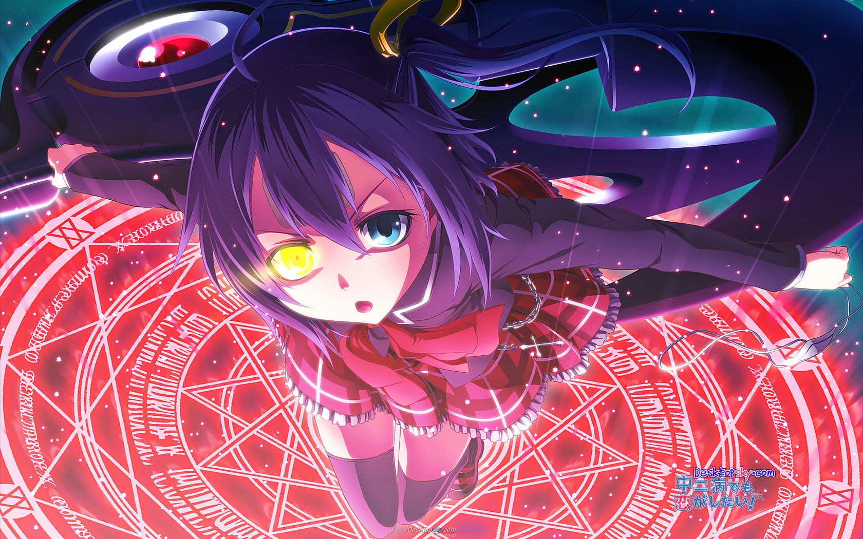 中二病也要谈恋爱 中二萌神 小鸟游六花 动漫电脑壁纸下载(1)