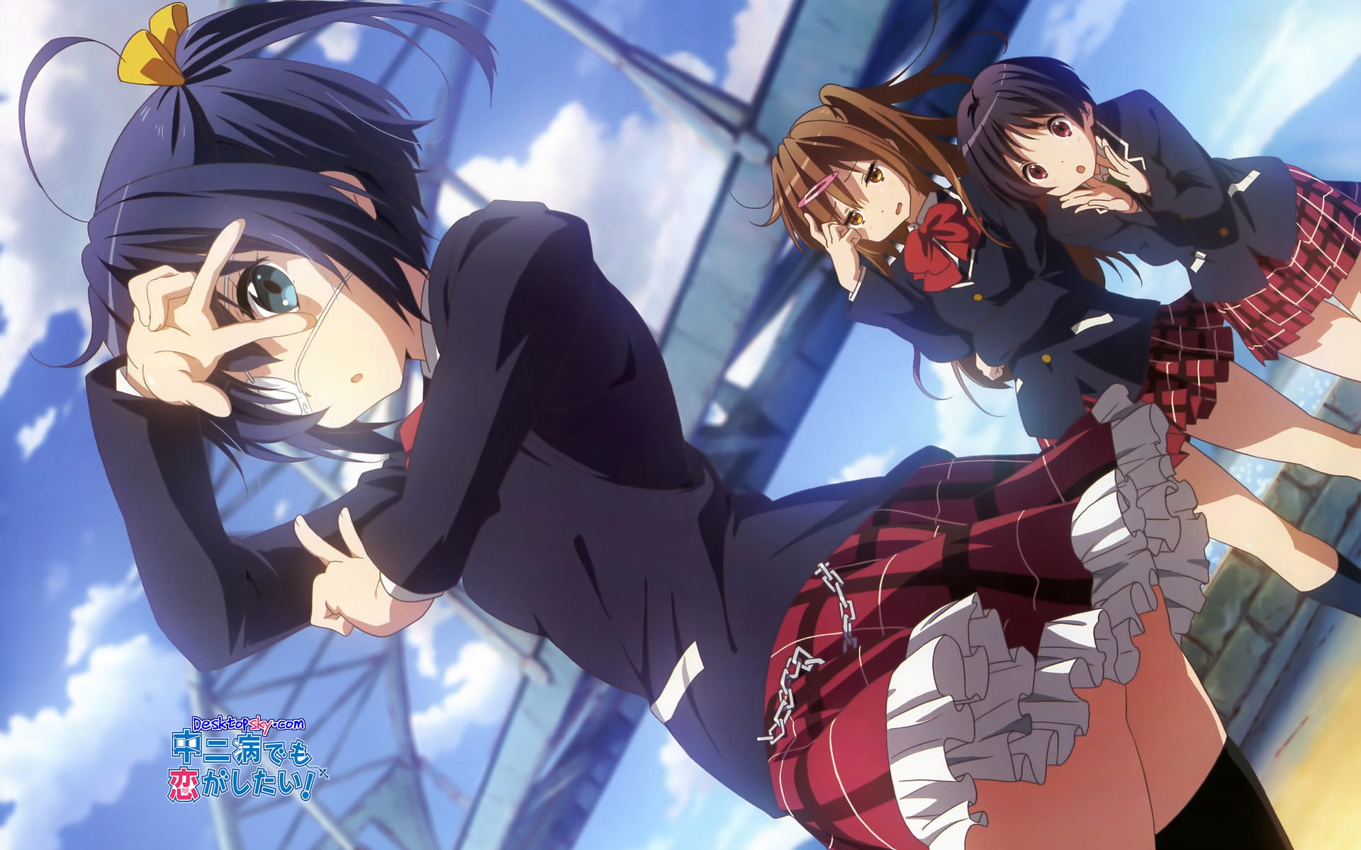 中二病也要谈恋爱 中二萌神 小鸟游六花 动漫电脑壁纸下载(1)