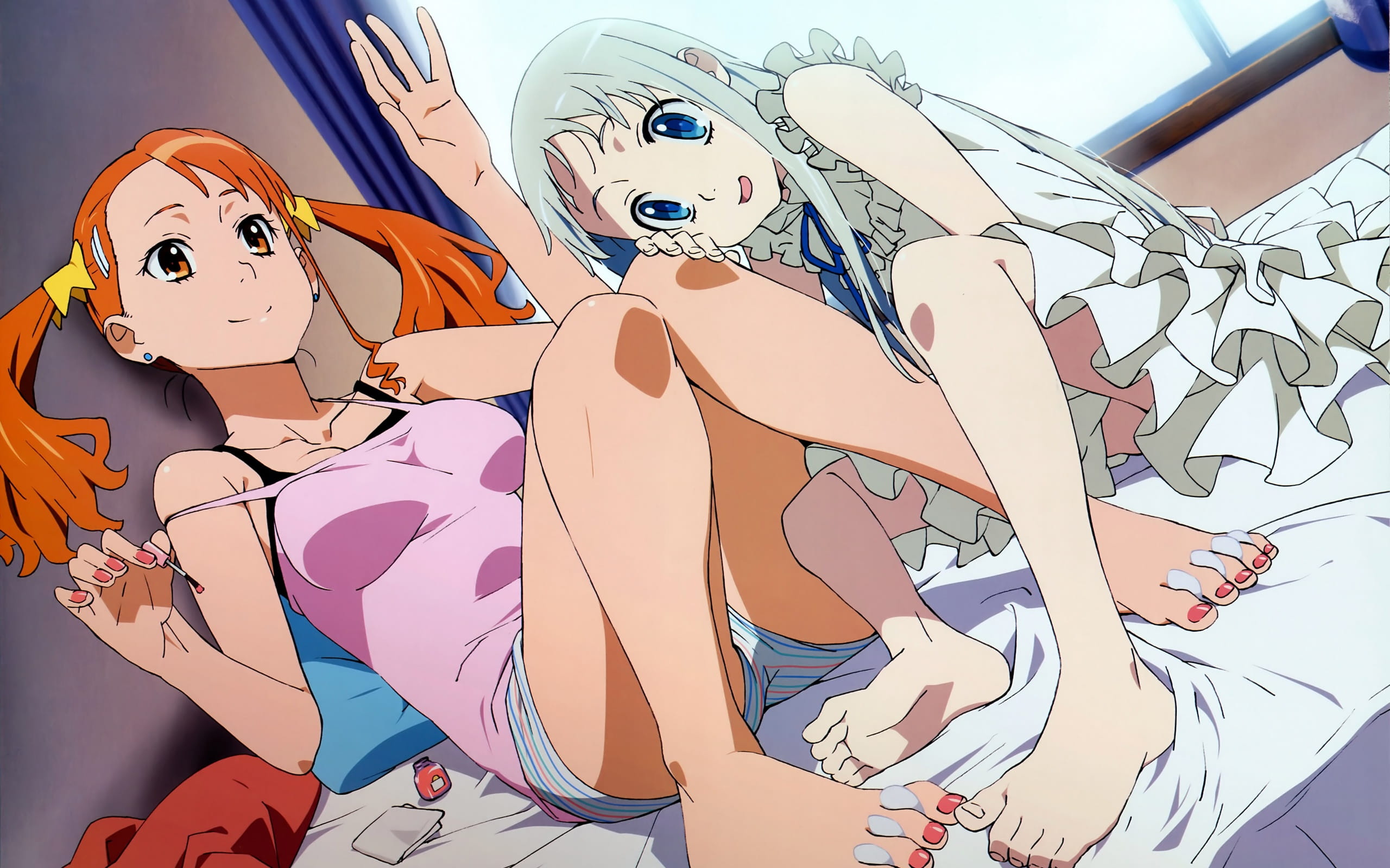 未闻花名 那朵花 本间芽衣子 面码 动漫电脑壁纸